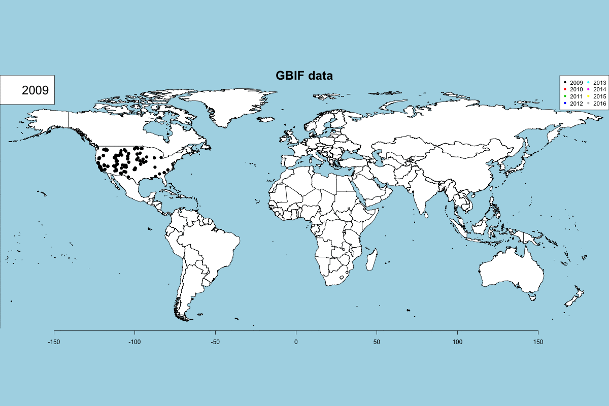 GBIF visualizations